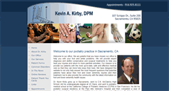 Desktop Screenshot of kirbypodiatry.com